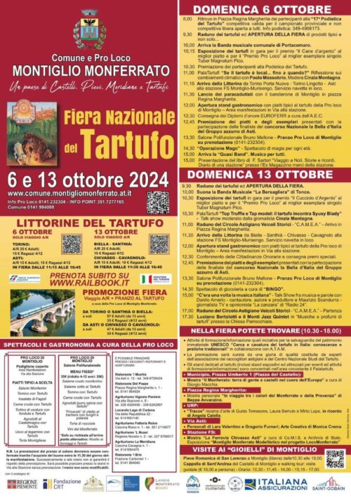 MONTIGLIO MONFERRATO-FIERA NAZIONALE DEL TARTUFO-2024